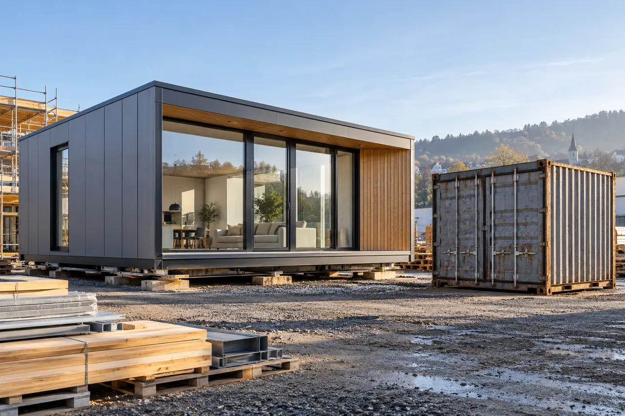 A modular home is not necessarily a container